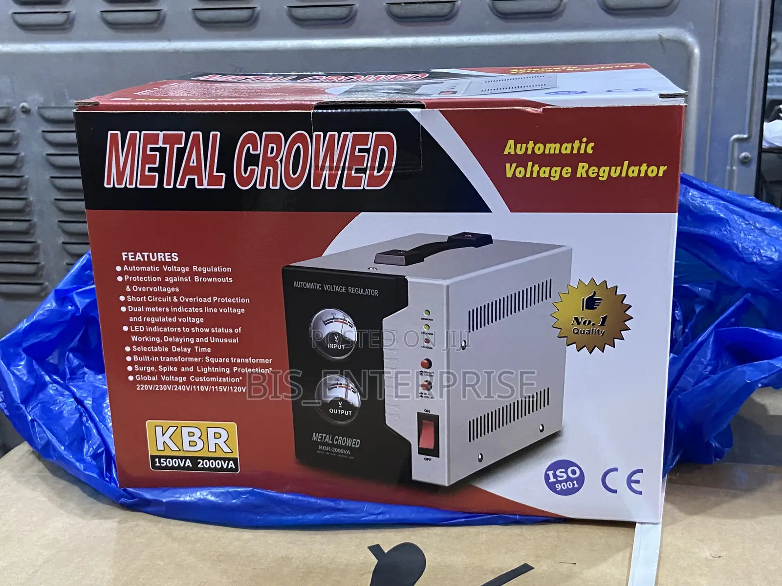 Stabilizer Metal Crowed 2000va Digital Automatic Voltage