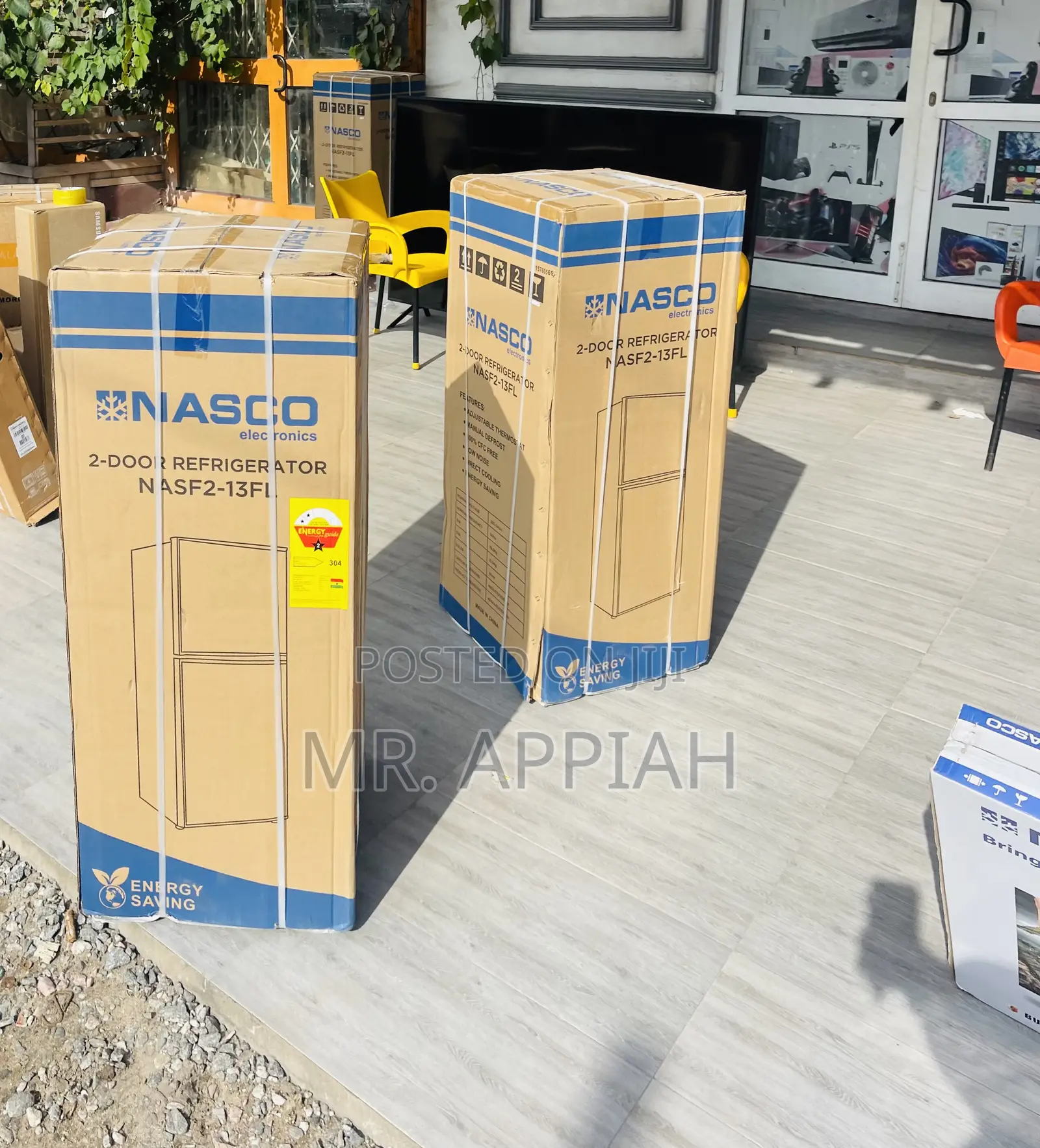 Effective Nasco Nasf2-13fl 112l 2 Door Top Freezer Fridge.