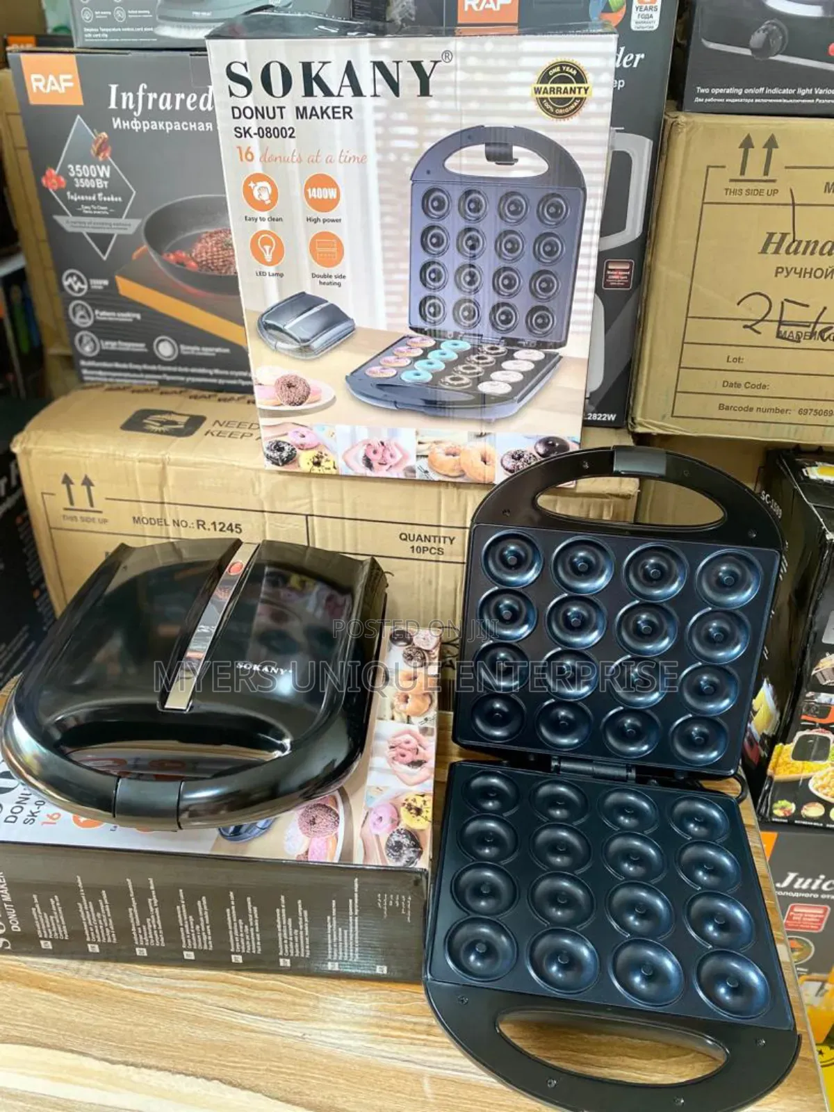 Electric 1400W Sokany Doughnut Machine