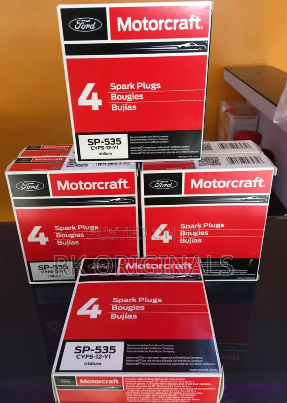 Ecosport/Focus/Fiesta Motorcraft Sp-535 Spark Plugs From Usa🇺🇸