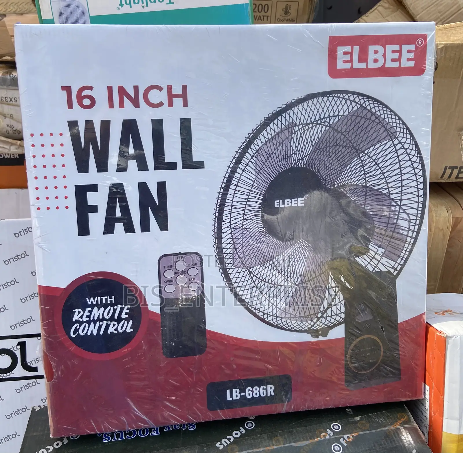 Original Elbee Wall Fan 16 Inch With Remote