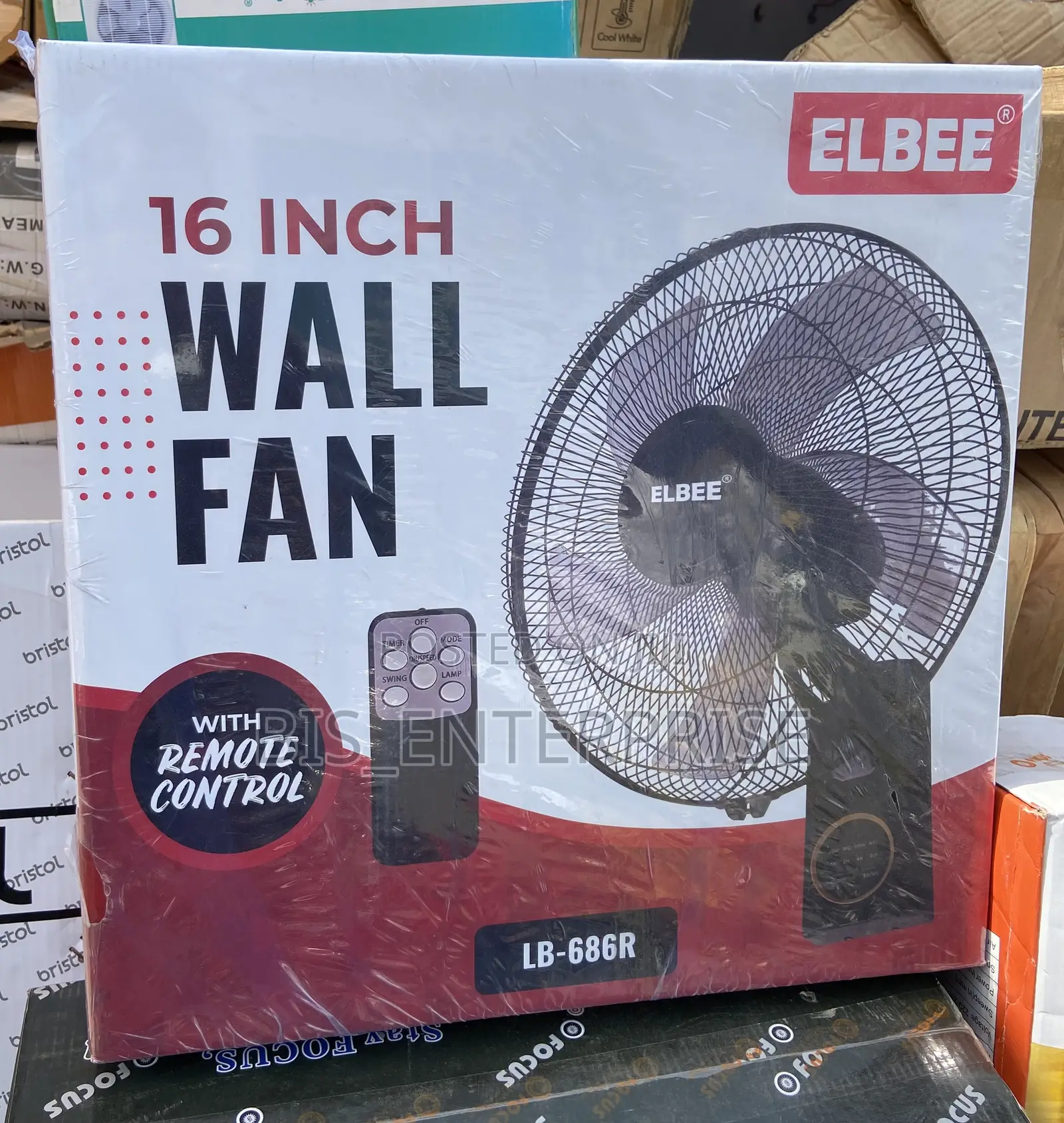 Original Elbee Wall Fan 16 Inch With Remote