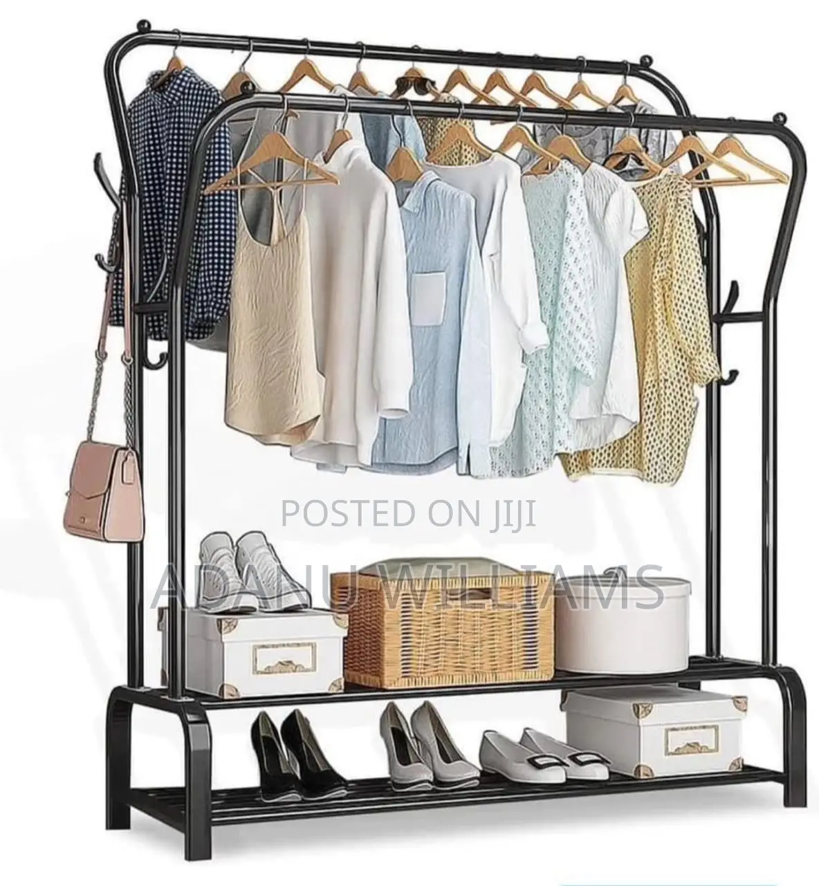 Double Pole Cloths Hanger
