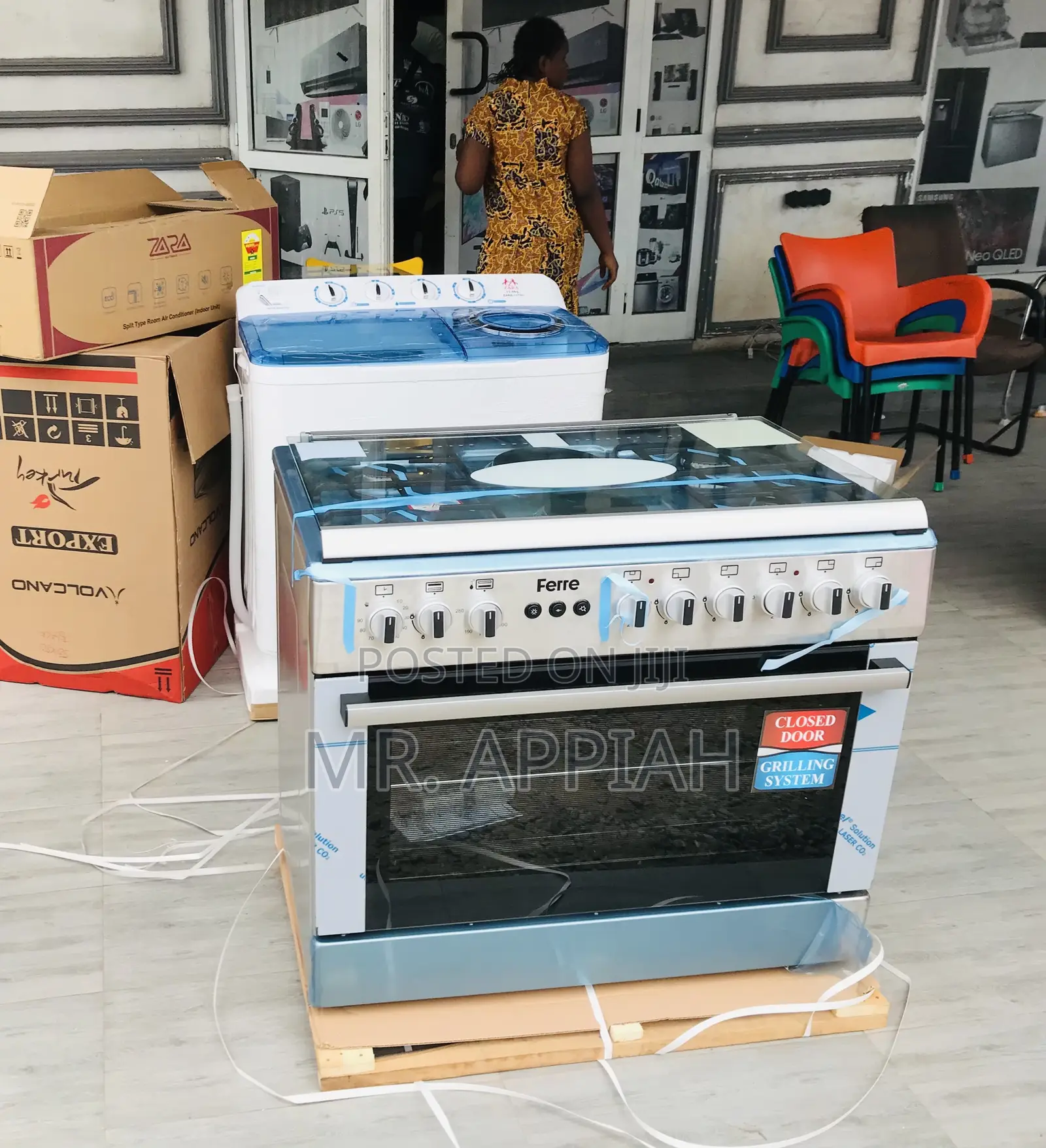 Buy Quality Ferre 4 Gas 2 Electric Burner 60x90cm(Silver).