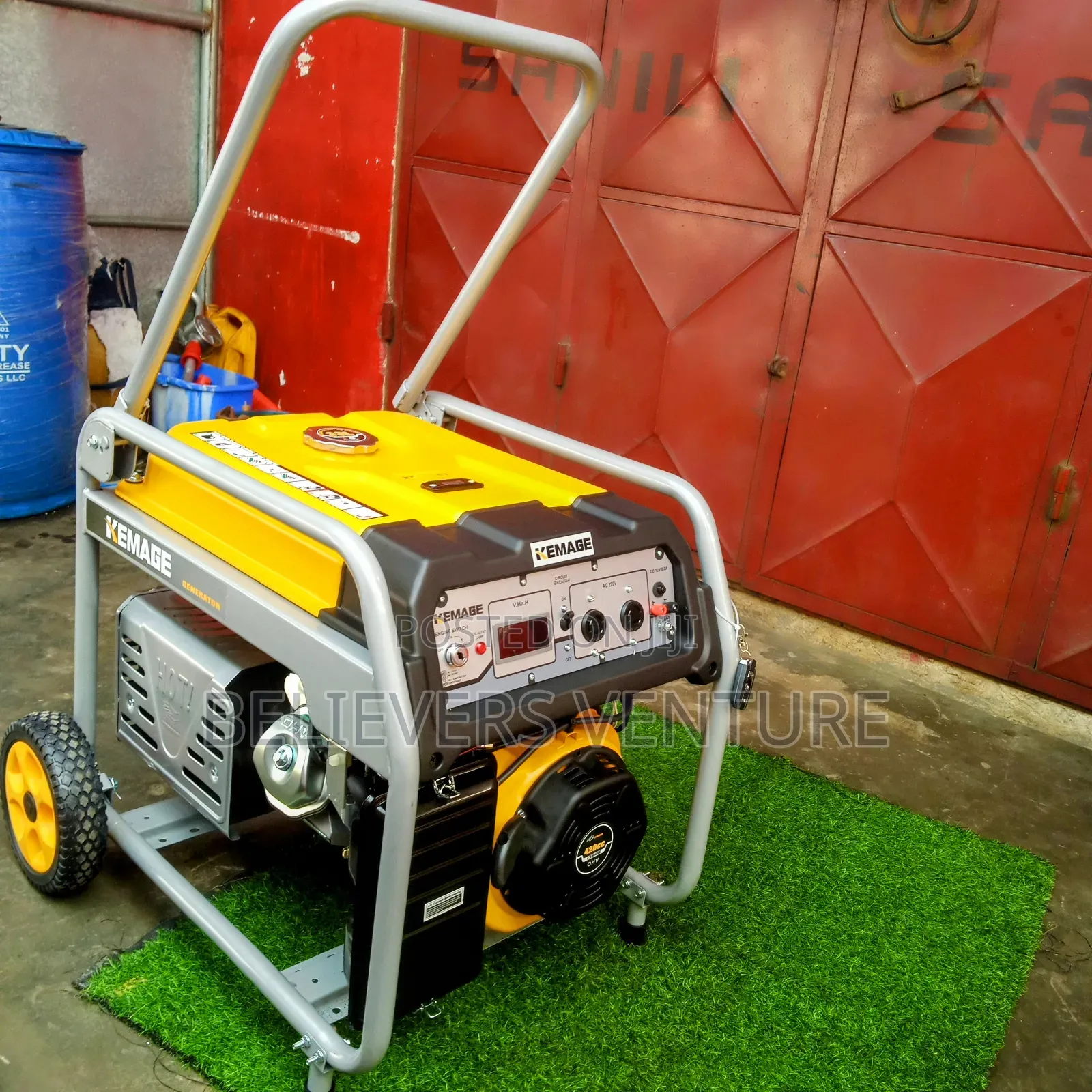 Large Full Tank Kemage Petrol Generator Remote Control 15kva