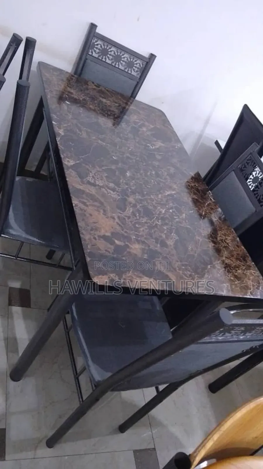 Dining Table Set, With Four Chairs.