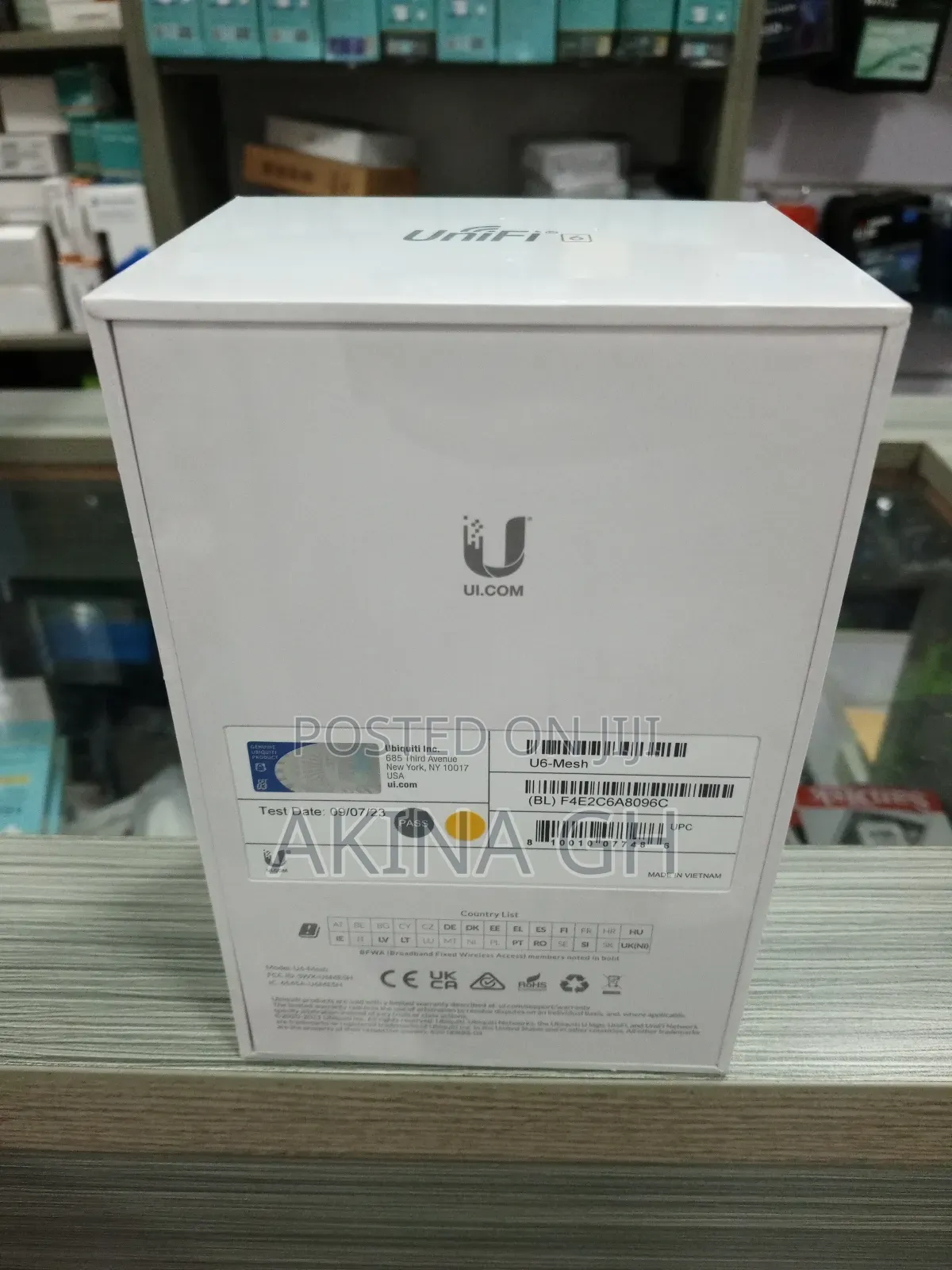 Ubiquity Unifi Ap Wifi 6 Mesh Access Point U6 Mesh
