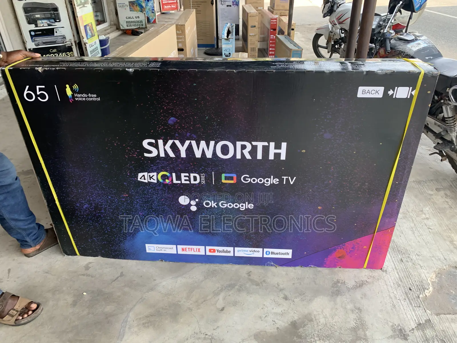 New Level Skyworth Qled65inch Tv