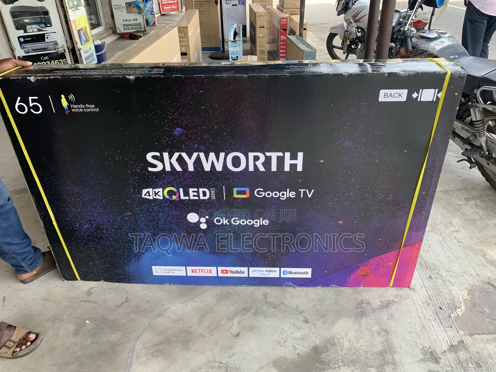 New Level Skyworth Qled65inch Tv