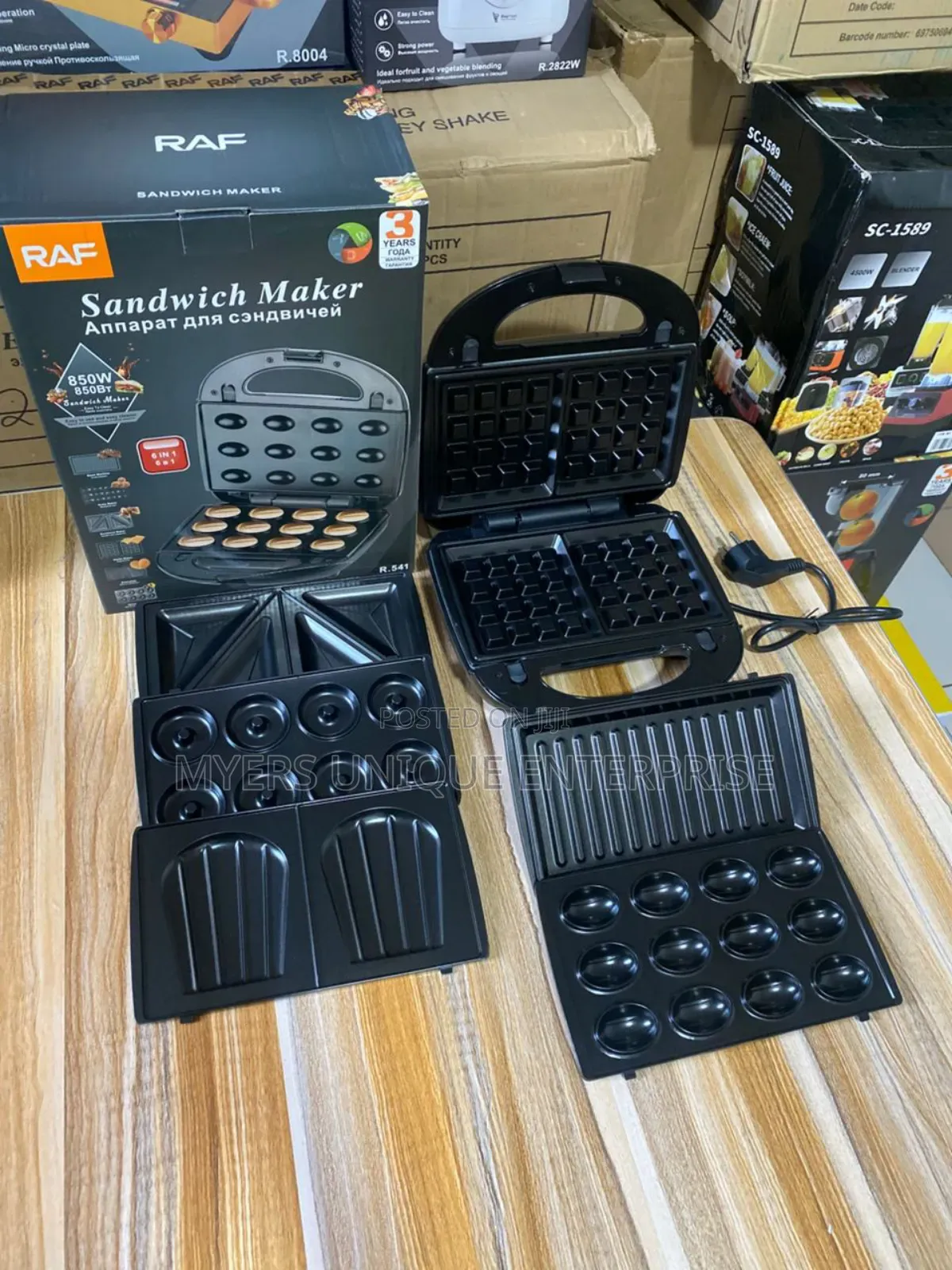 Multi-Functional 6in1 Sandwich Maker