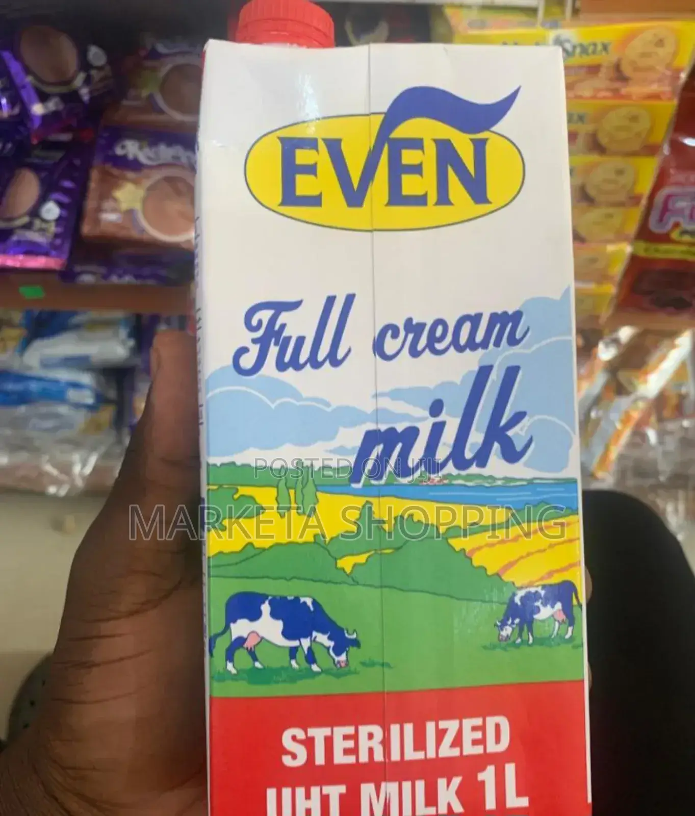 Even Full Cream Milk 1l