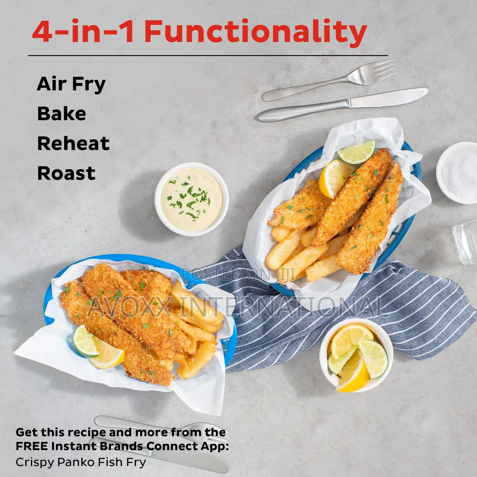 Instant Pot Vortex 5.7QT Air Fryer With Accessories,