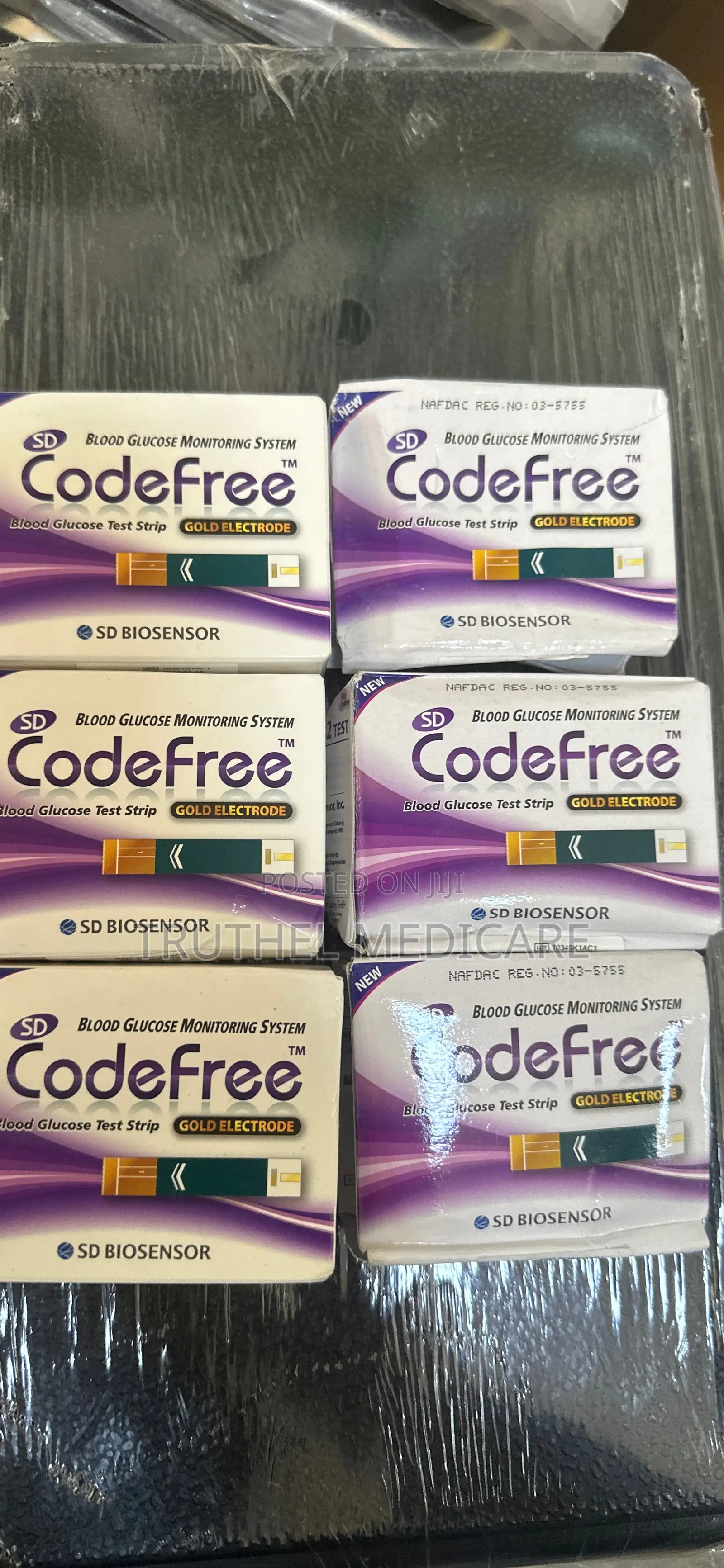 Code-Free Glucose Strips
