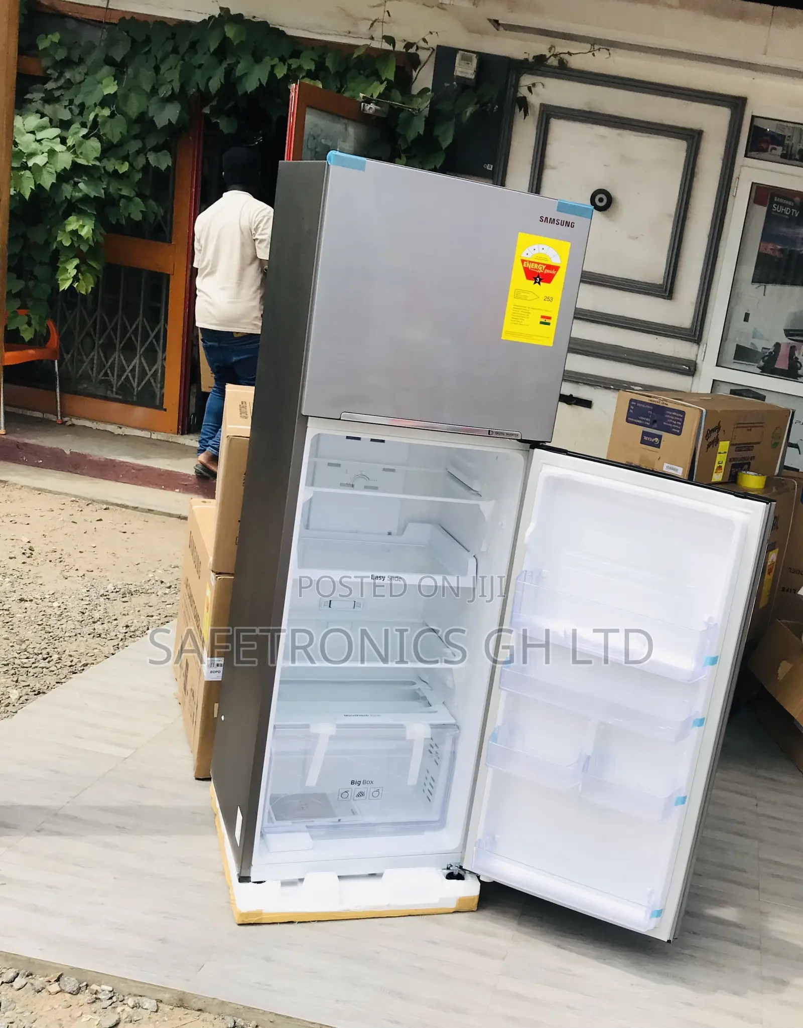 Authentic Gray Samsung RT-31 Top Mount Fridge Doubledoor