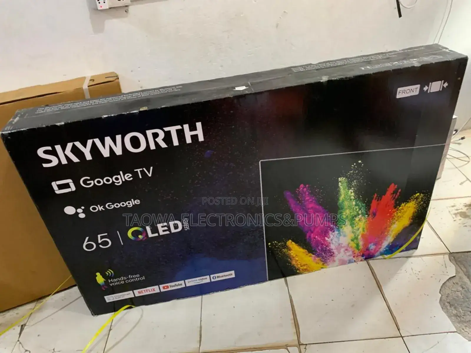 Skyworth 65 "QLED Google" TV Ultra HD.