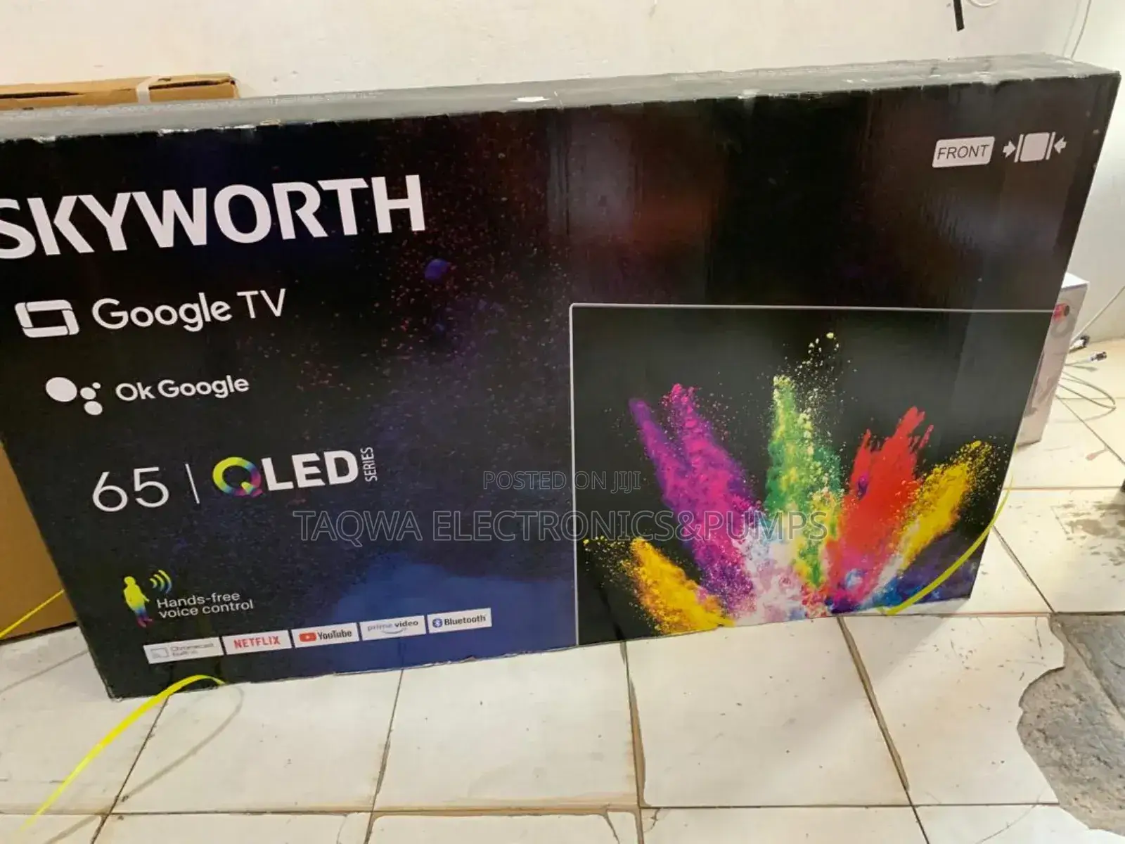 Skyworth 65 "QLED Google" TV Ultra HD.