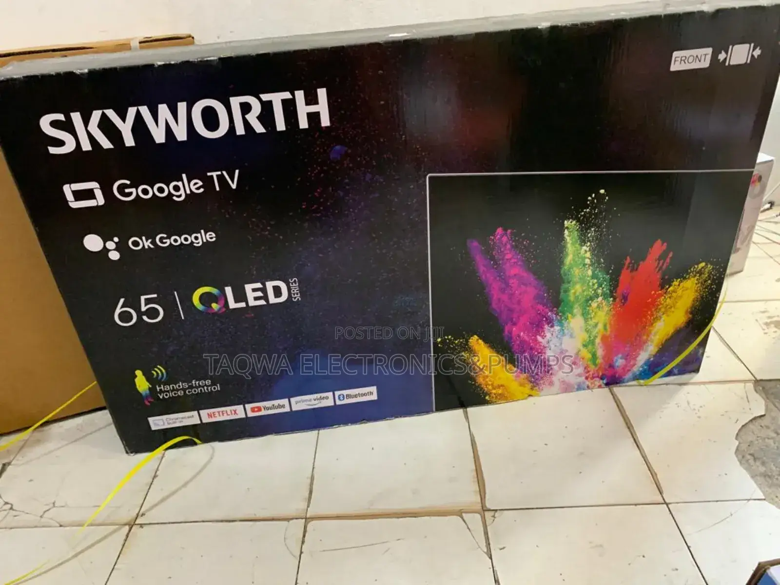 Skyworth 65 "QLED Google" TV Ultra HD.