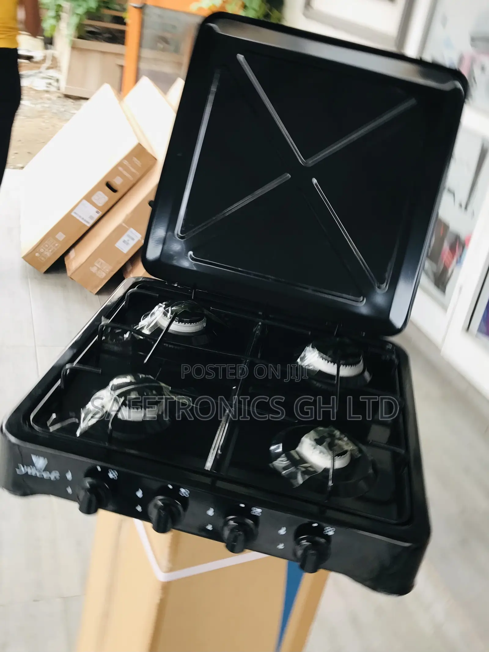 Get Massive 4 Gas Stove Tabletop Mini Cooker Volcano