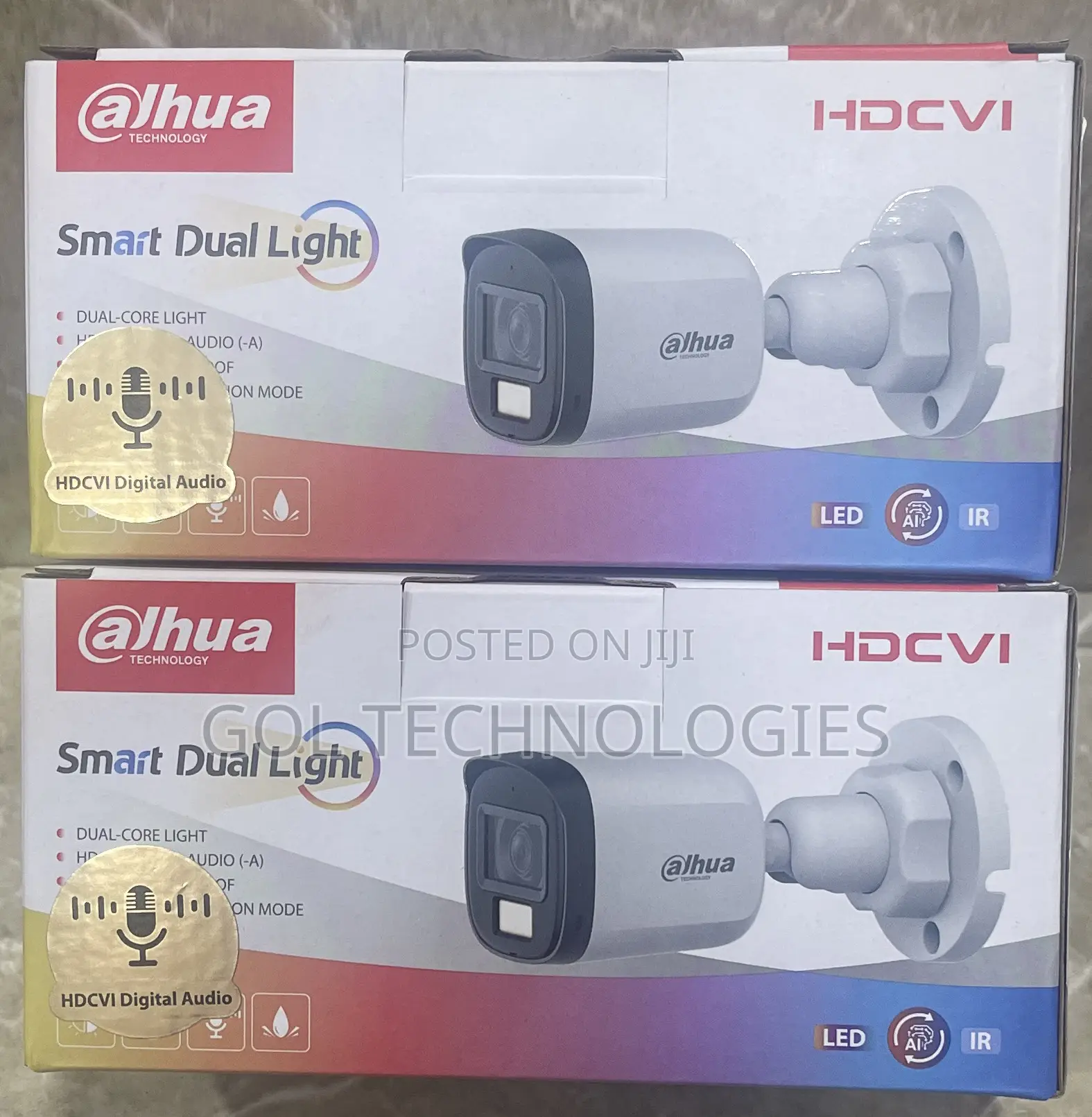 Dahua Full Color Camera With Audio 2mp Smart Dual Light 2.8m
