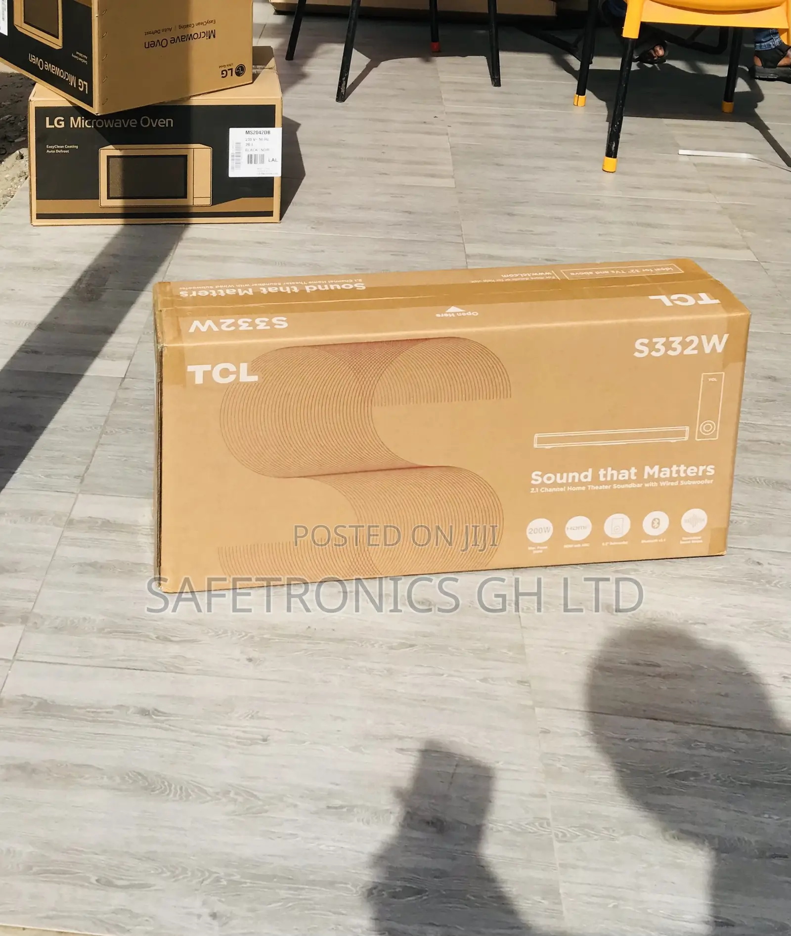 Neatly Boxed Bluetooth TCL S322W Soundbar