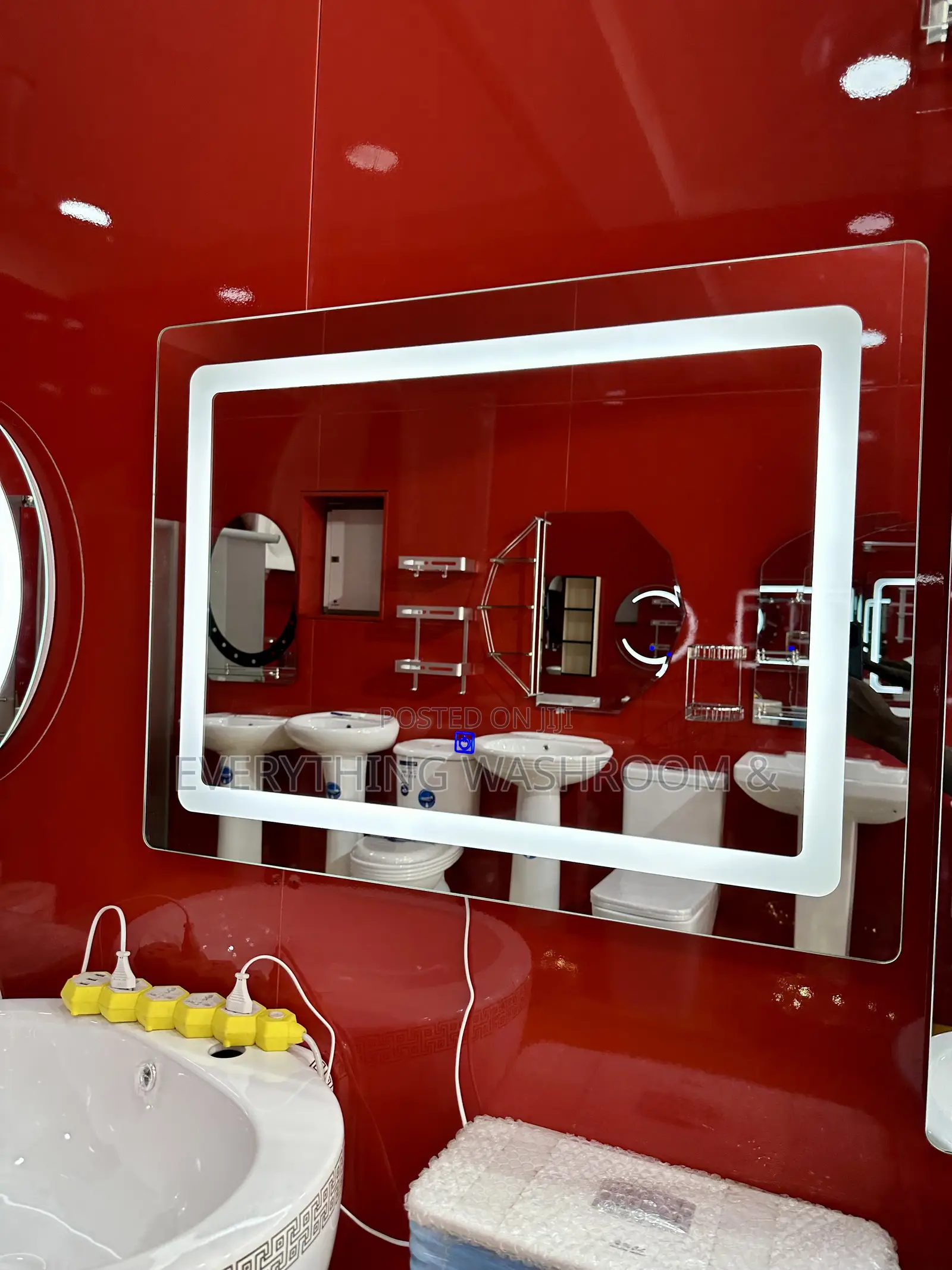 LED Mirror_ Horizontal LED Mirror_ Bathroom Mirror