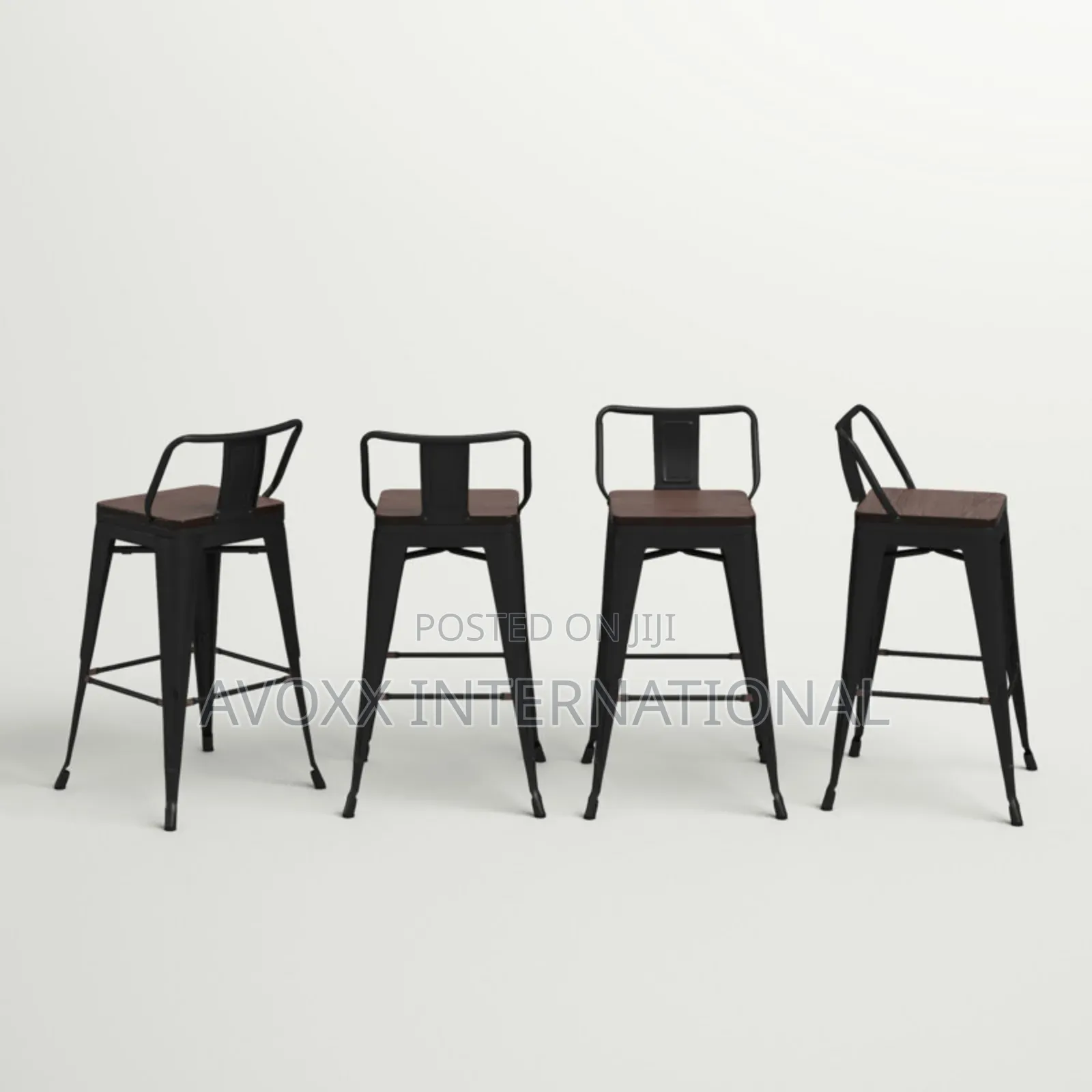 Milanhomme
Kaleo Swivel Solid Wood Counter Bar Stool 4 PCS
