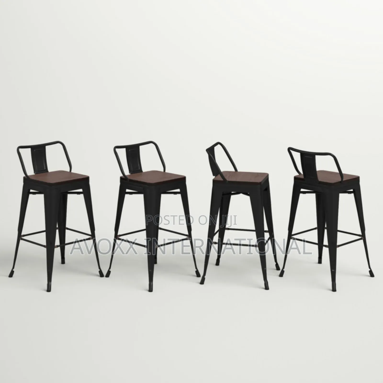 Milanhomme
Kaleo Swivel Solid Wood Counter Bar Stool 4 PCS