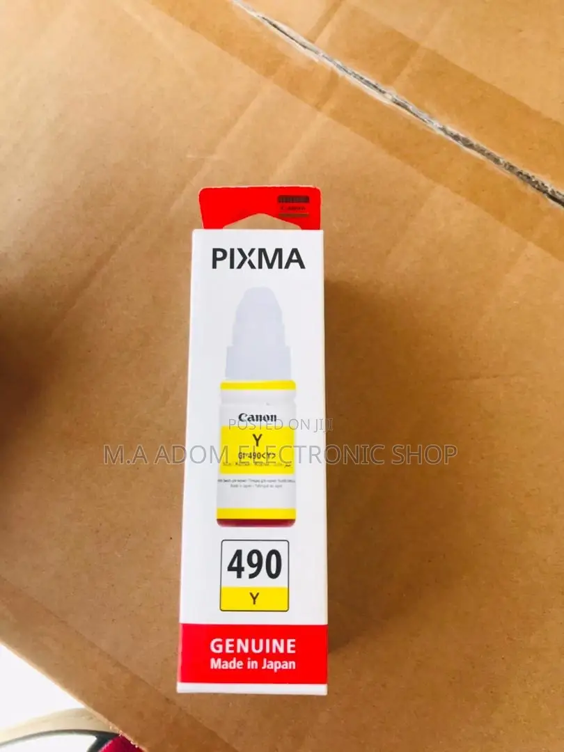 Canon GI-490 Yellow Ink: Vibrant Color, High Yield