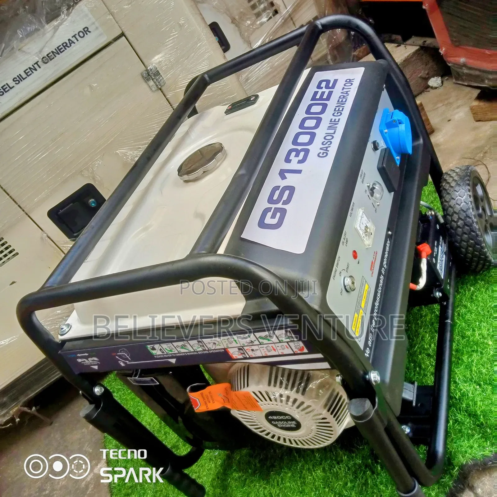 Quality Generator Petrol 10kva Gasoline Generator Key Switch