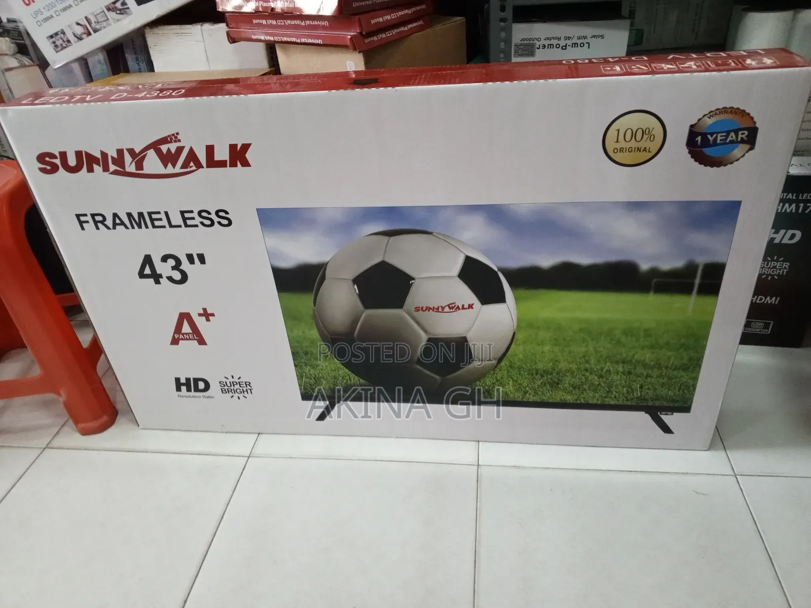 Sunny Walk 43 Inch DVB T2/S2 FHD TV