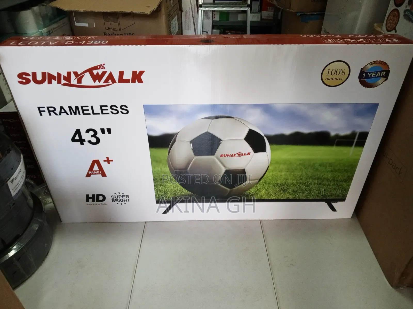 Sunny Walk 43 Inch DVB T2/S2 FHD TV