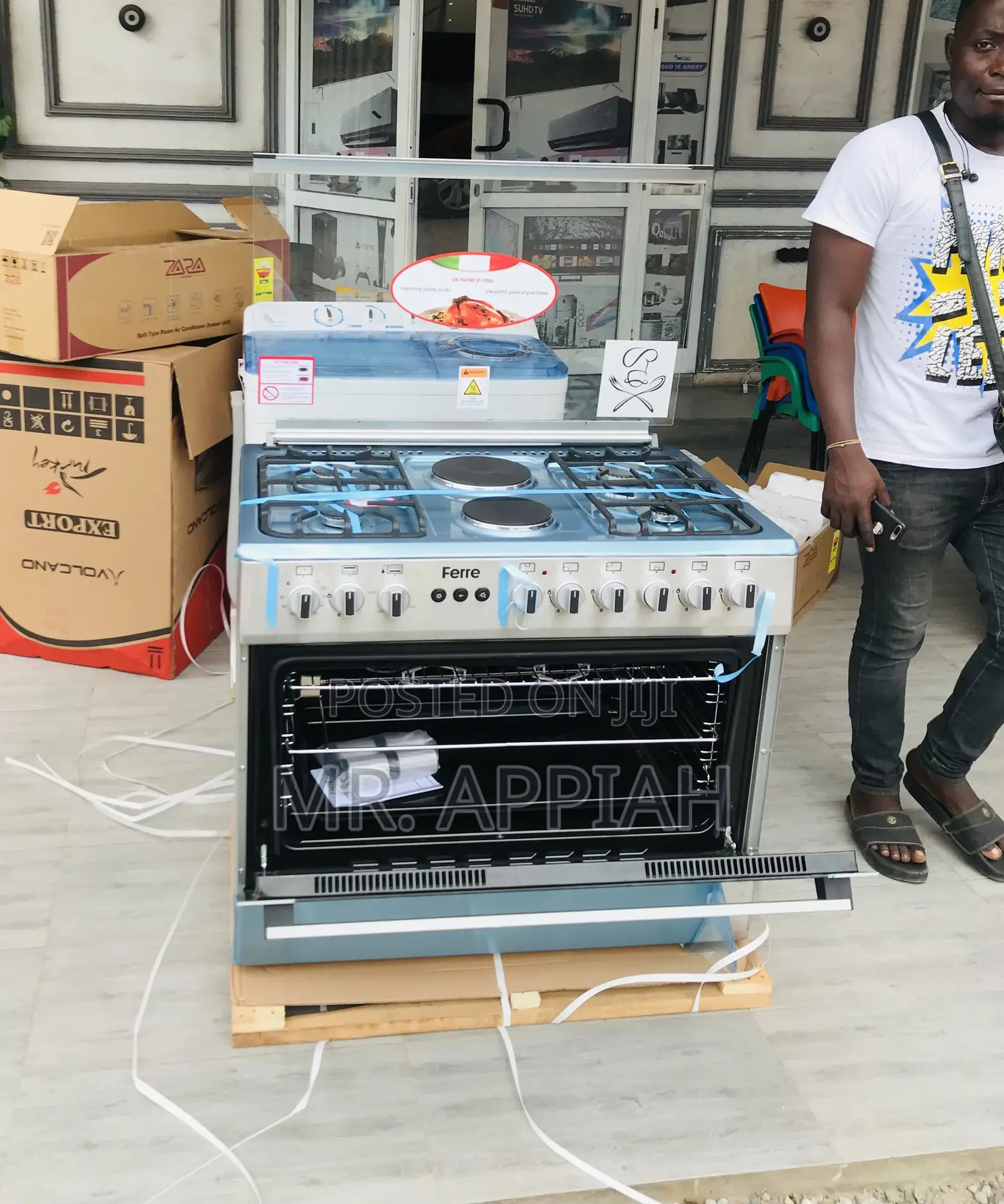 Choose Affordable Ferre 60x90cm 4 + 2 Burner With Grill.