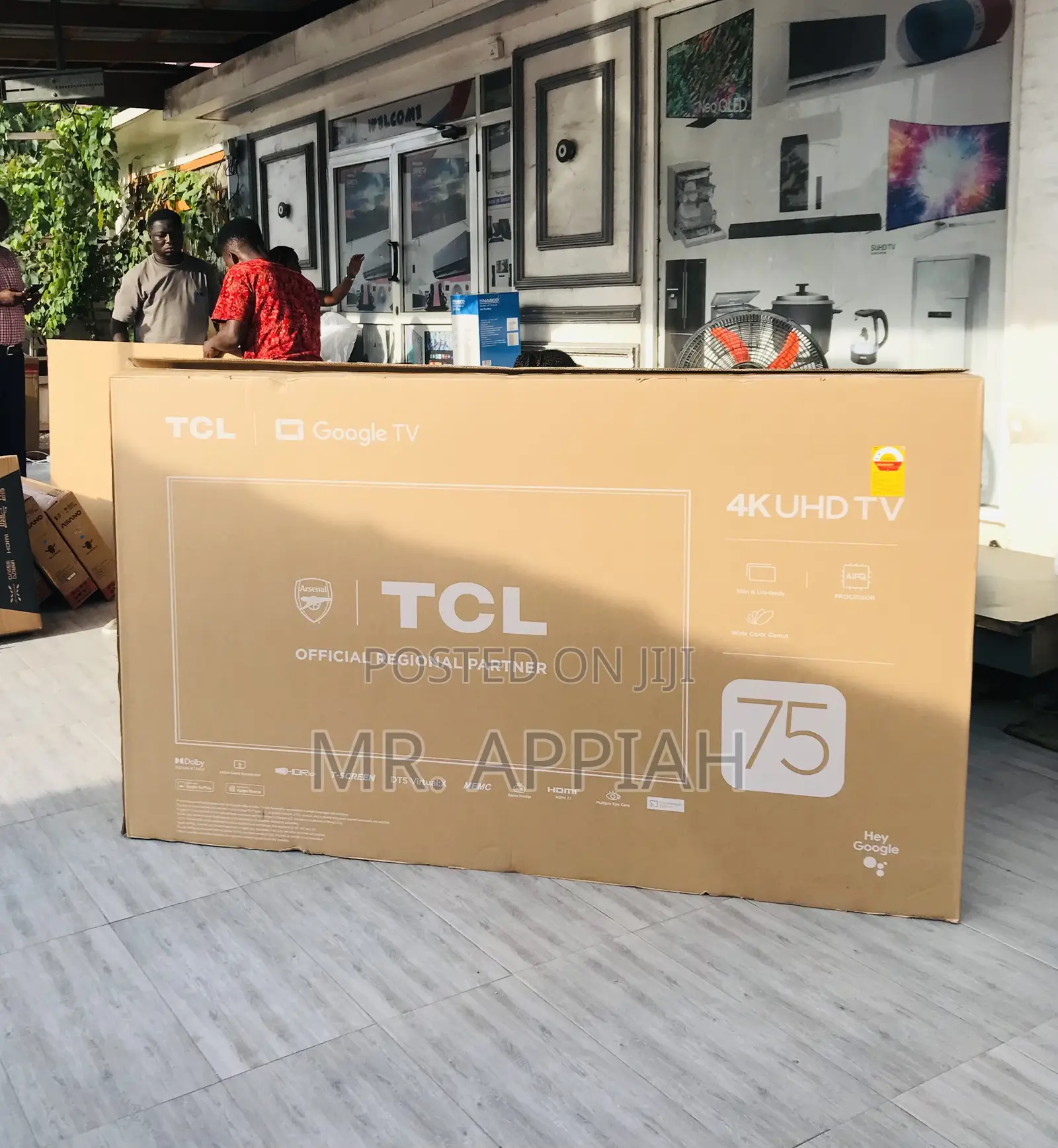 Choose Original TCL 75p755 75” HDR Smart Android Tv.