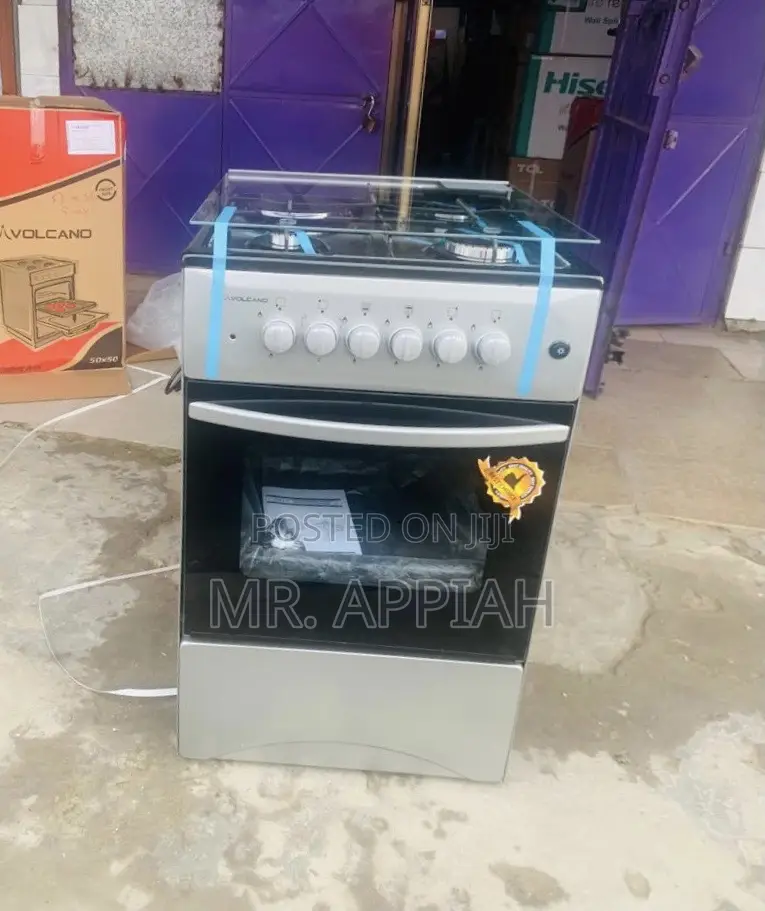 Choose Volcano 50x50 Gas Oven 3 + 1 Burner 