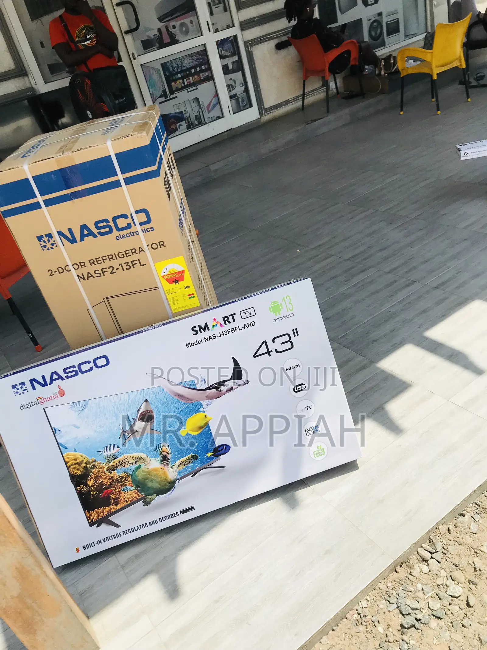 Choose Affordable Nasco 43” Led FHD Digital Satellite.