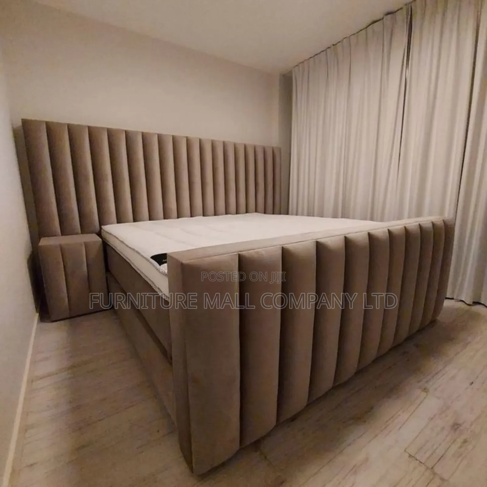 Royal King Size Bed With Mattress.Free Delivery