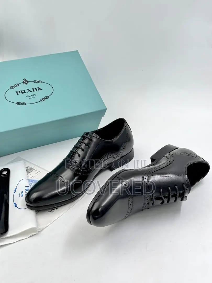PRADA Real Leather Men’S Executive Shoe