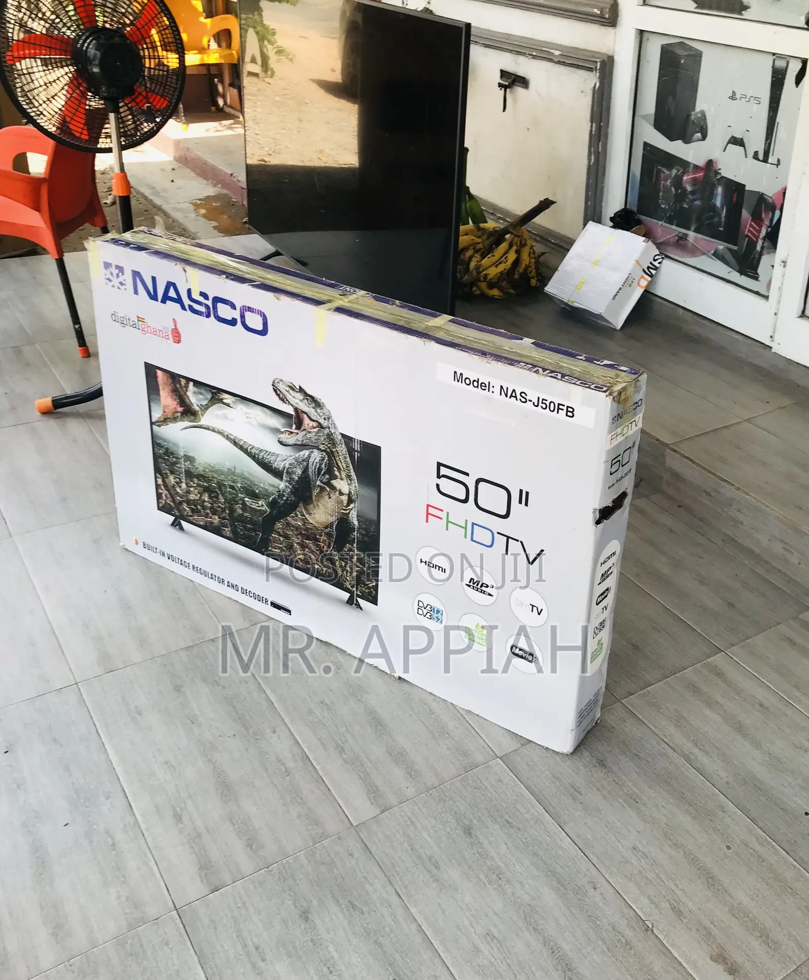 Choose Authentic Nasco 50” Full HD Satellite Tv,Black