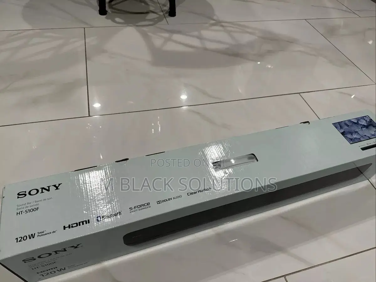 Sony 120W 2.0 Ch Ht-S100f Bluetooth Stereo Soundbar