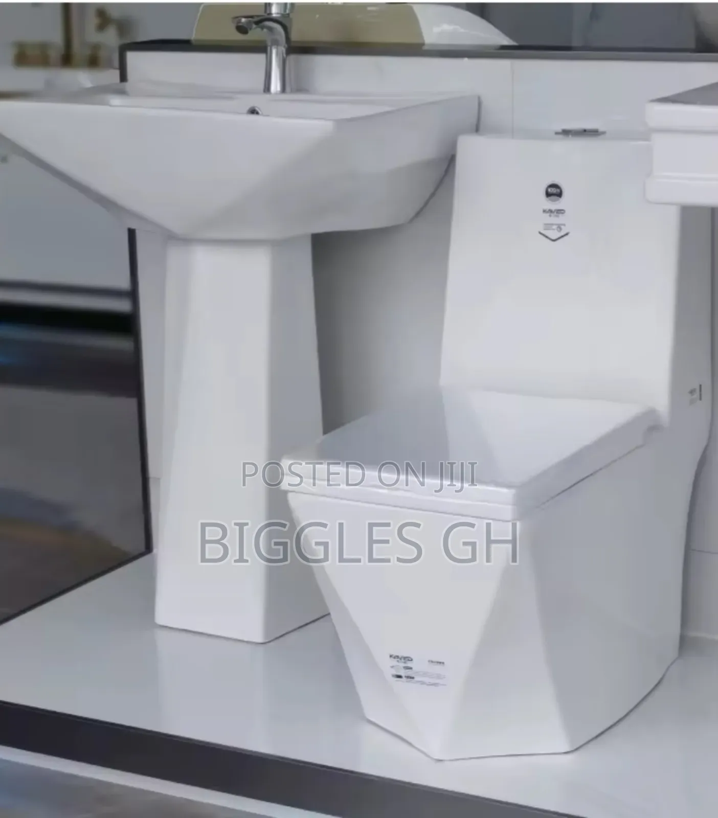 Water Closet +Basin With Pedestal Complete Set