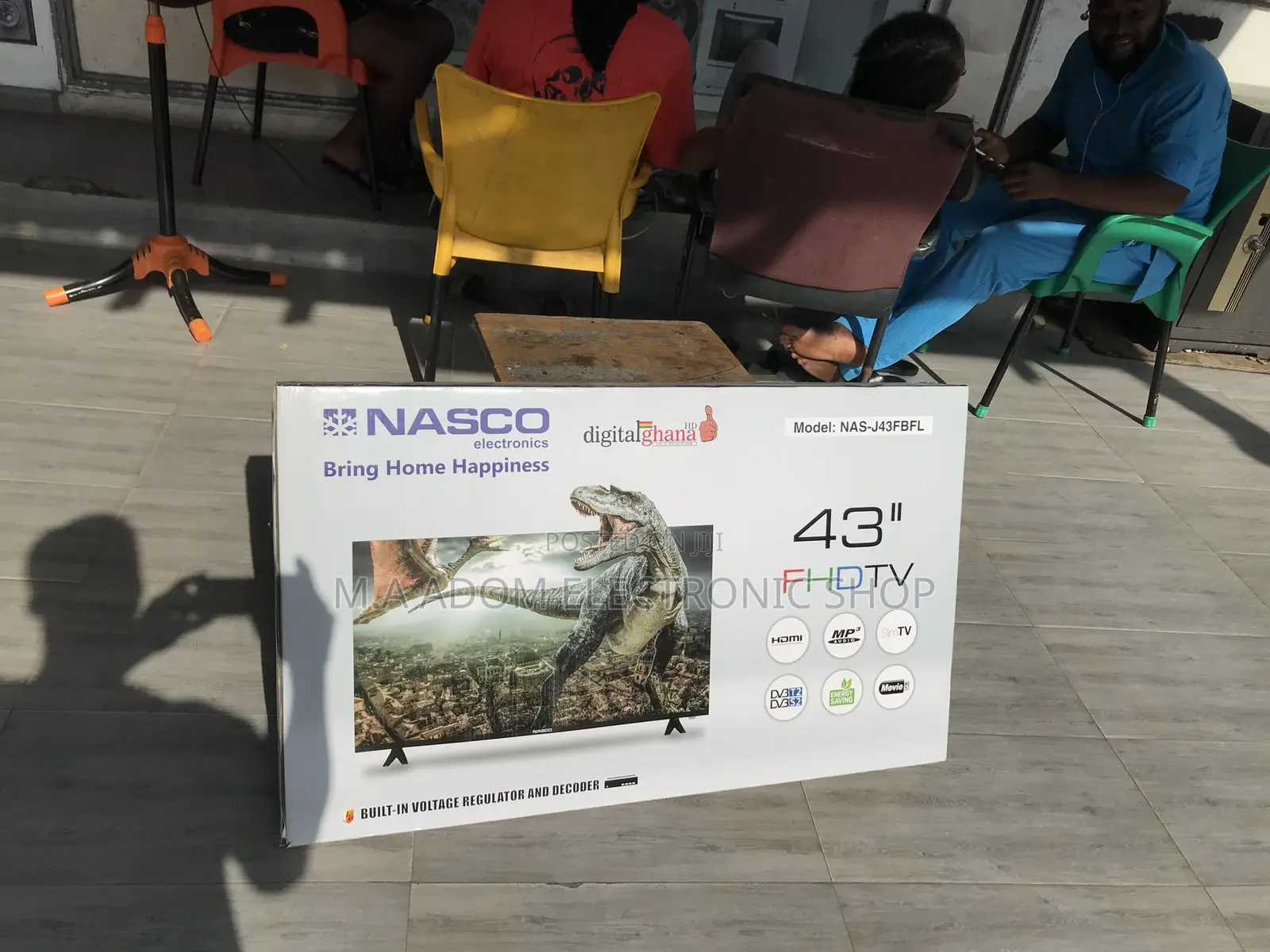 Order Affordable Nasco 43 Inch Full HD Digital Satellite Tv.