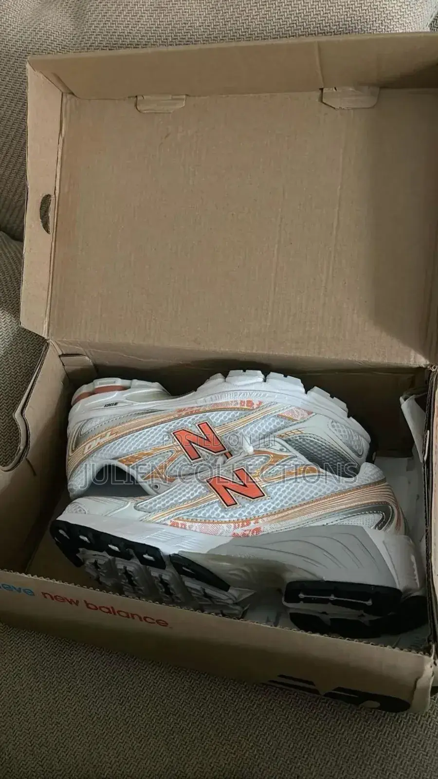 New Balance 740 Og Orange White