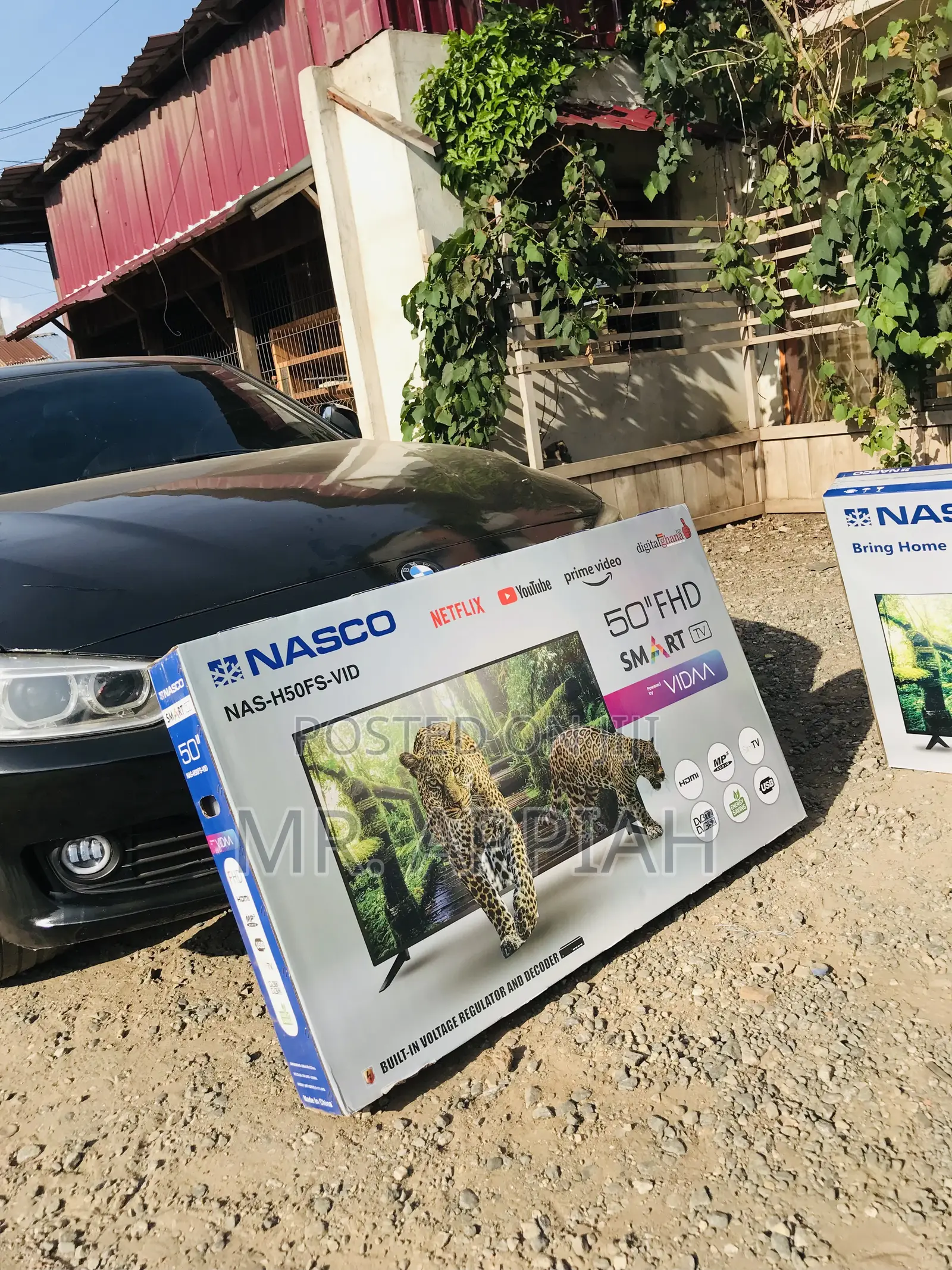 Order Unique Nasco 50 Inch Smart Television(Black).