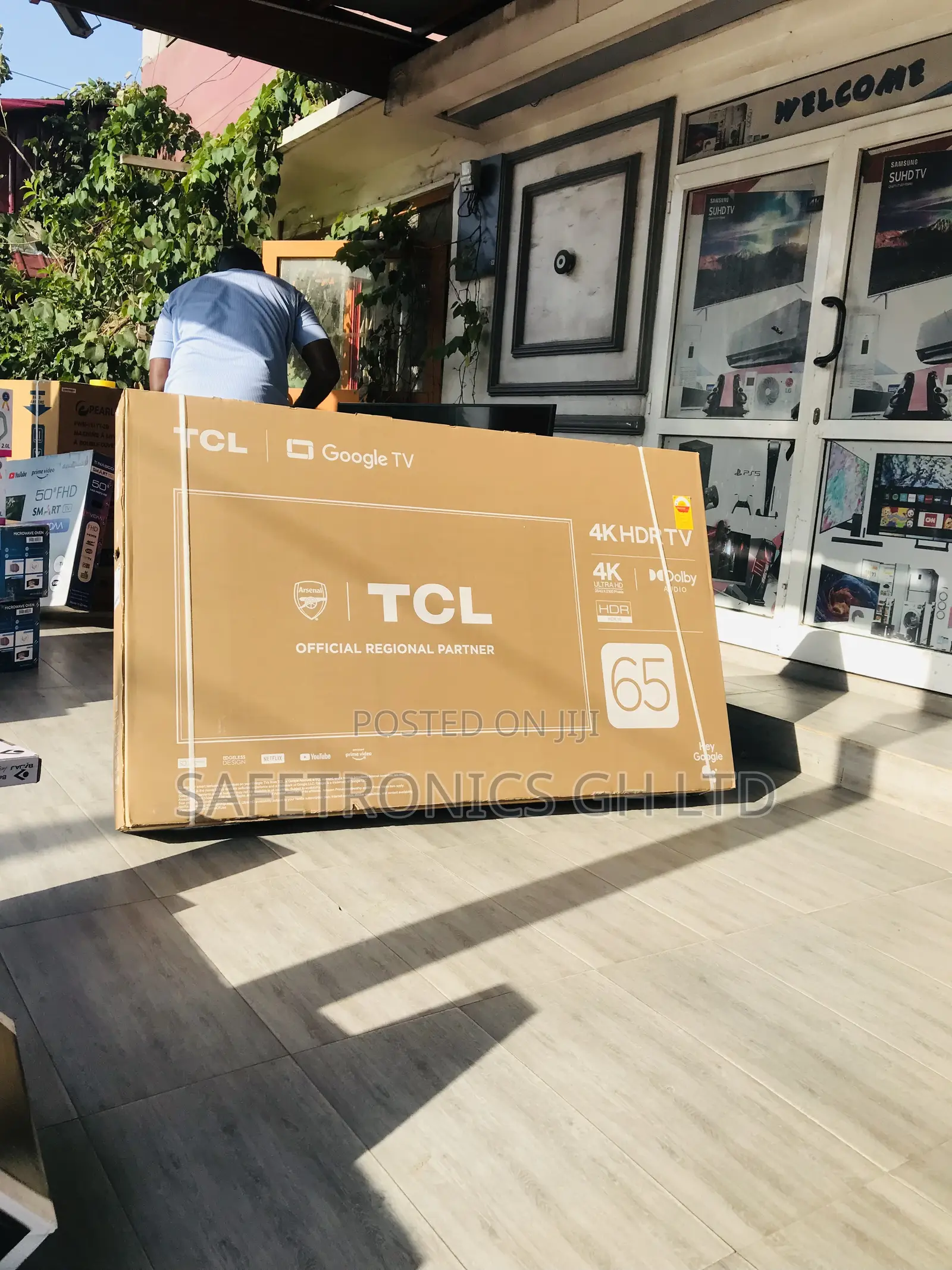 TCL 65 Inch Smart Frameless P635 Android Uhd Tv