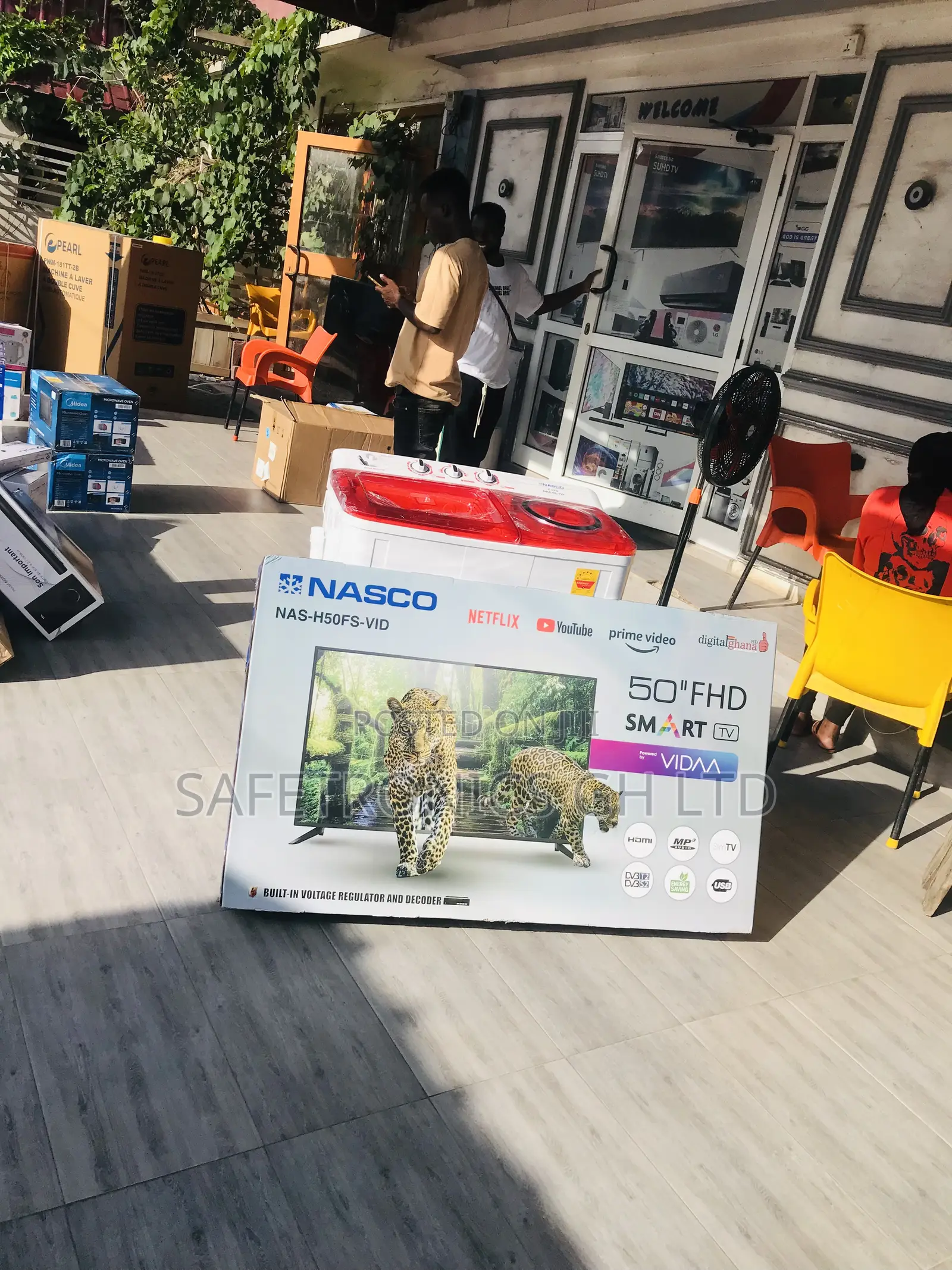 Satellite Digital Nasco 50 Inch Smart Led UHD Tv