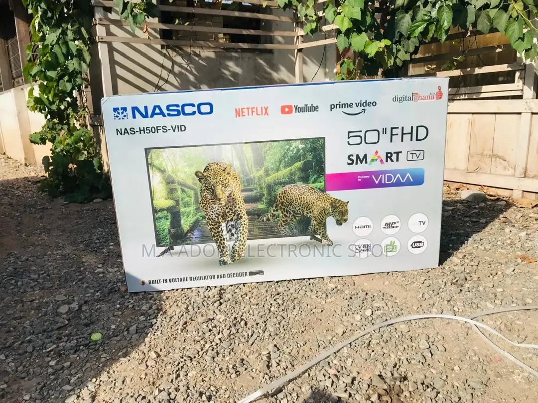 Nasco 50" Smart FHD TV: Immersive Entertainment