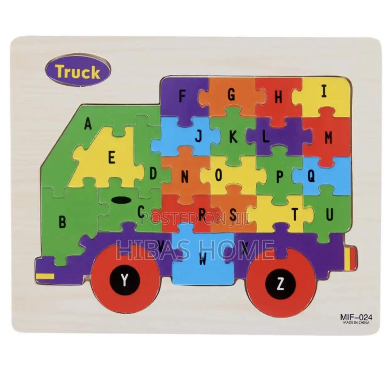 Early Childhood Development A-z Alphabet Wooden Puzzle Game
