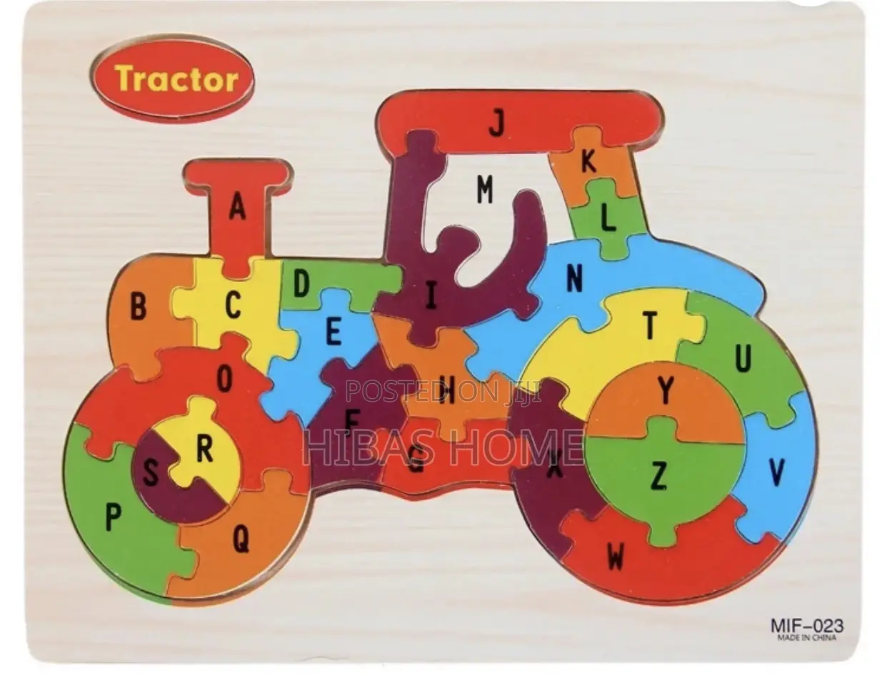 Early Childhood Development A-z Alphabet Wooden Puzzle Game