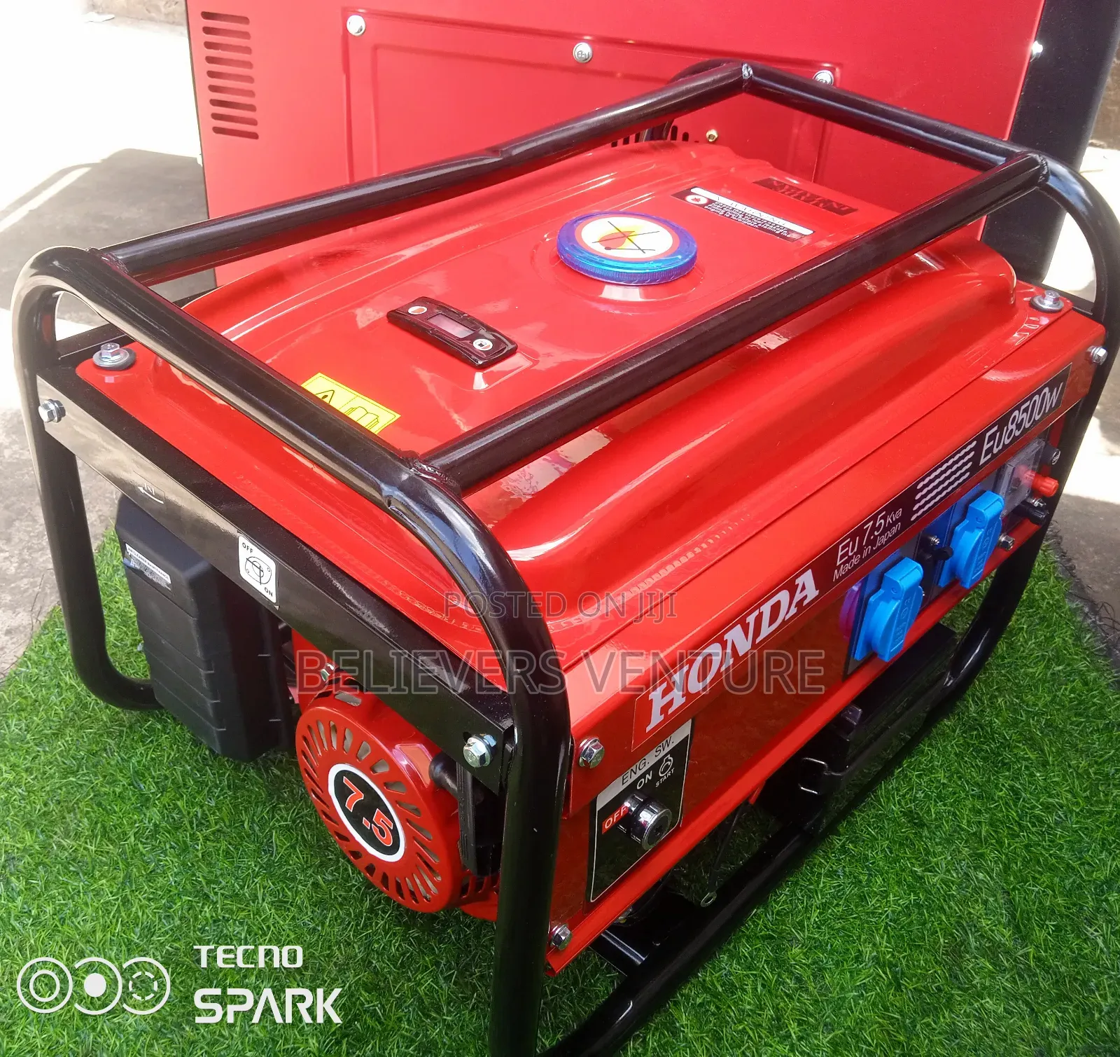 Key Start and Pull Start Honda Generator 7.5kva Generator 