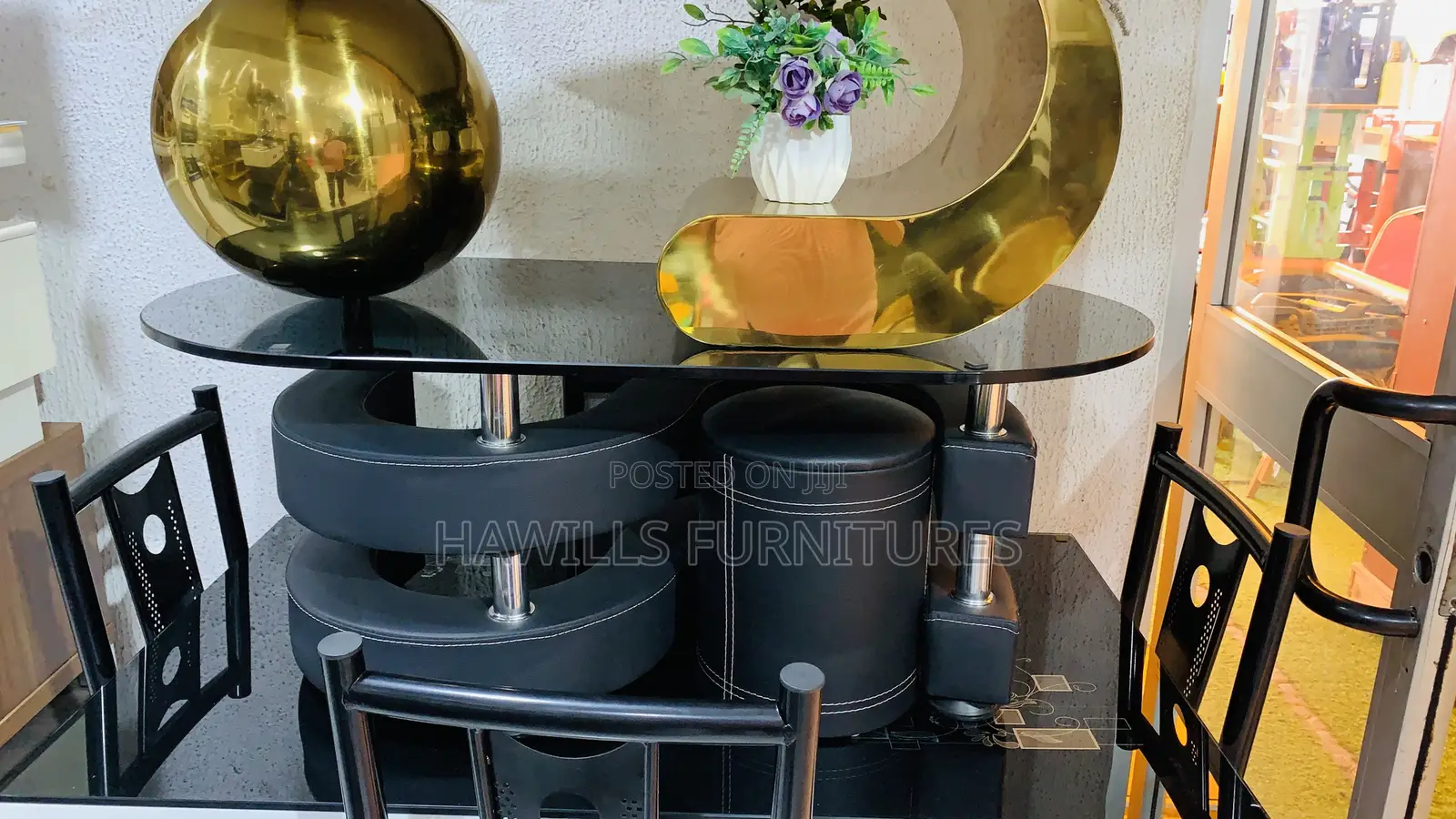 Executive Glass Center Table